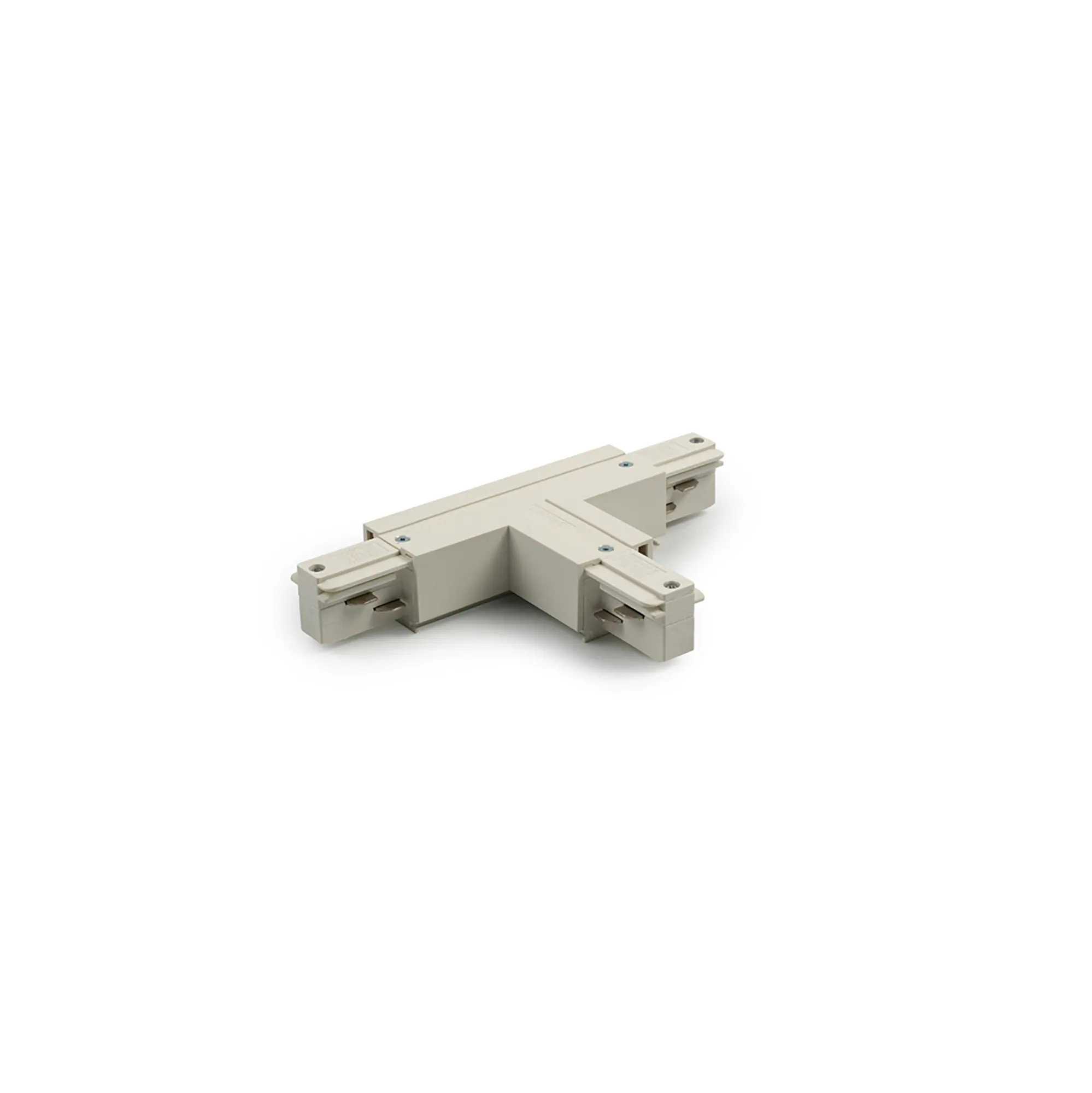 T Coupler With Feeding Option 3 Circuit Surface Mounted Track Earth Outside Right 555 1 1214 1  Eutrac 3 Circuit Surface-White